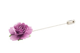 Rachel Light Purple Flower Lapel Pin (S/S 2017)