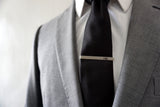 Howard Matthews Co. Gallardo Brushed Silver Tie Clip